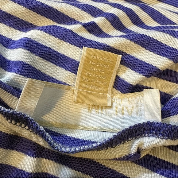 MICHAEL Michael Kors Purple & White Striped Tank Top EUC Medium M Ladies Casual - Picture 7 of 9